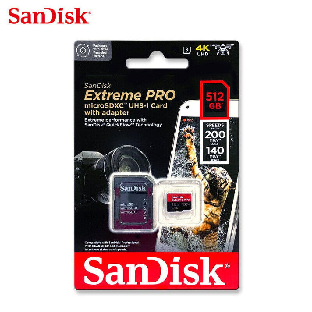 Sandisk Extreme Pro MicoSD 512GB 200MB/s - QATAR4CAM