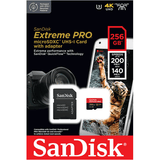 Sandisk Extreme Pro microSDXC UHS-I Card 256GB 200 MB/s - QATAR4CAM