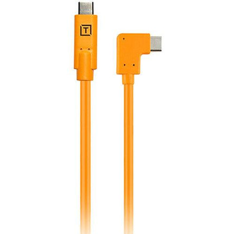 TetherPro USB-C to Right Angle USB-C Cable (20") - QATAR4CAM