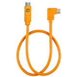 TetherPro USB-C to Right Angle USB-C Cable (20") - QATAR4CAM